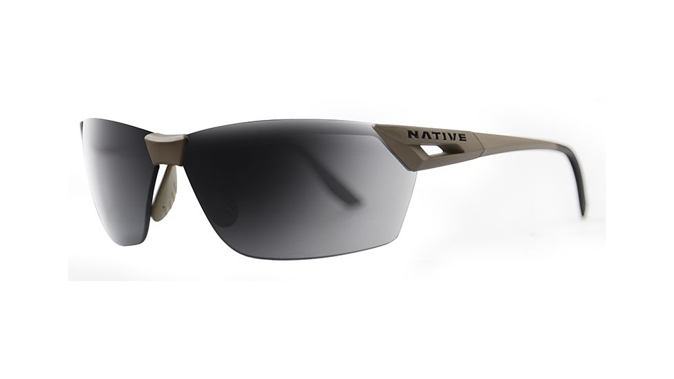 Native Eyewear Vigor AF, Desert Tan Frame, Gray Lens, 194 936 523