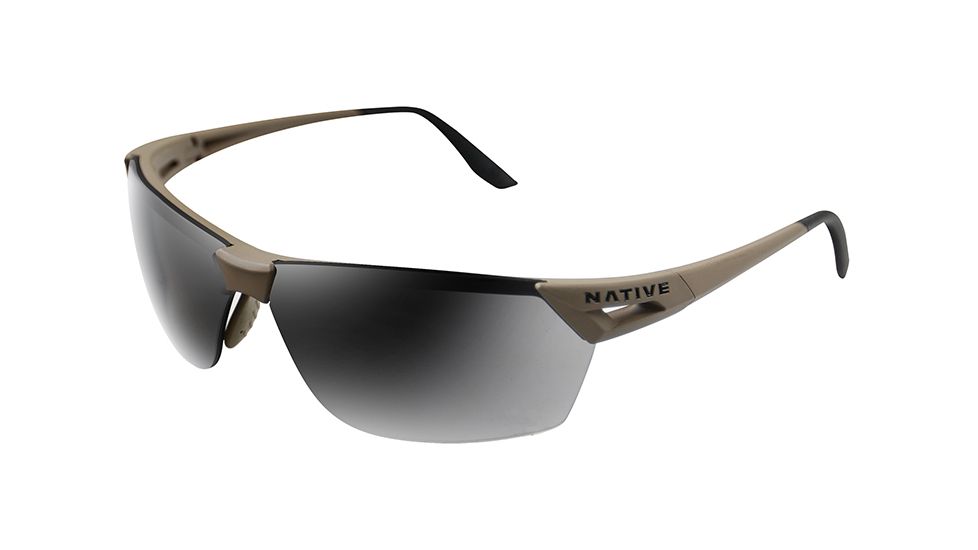 Native Eyewear Vigor AF, Desert Tan Frame, Gray Lens, 194 936 523