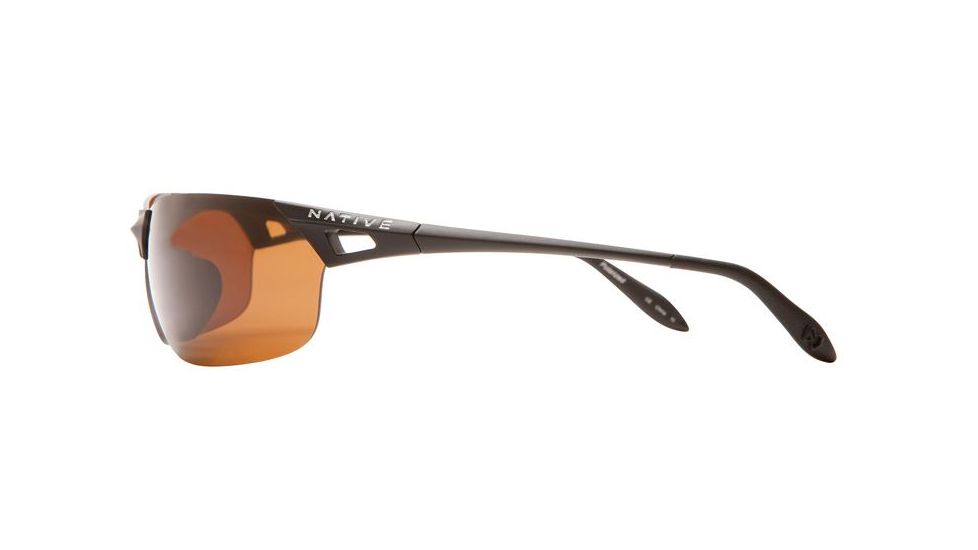 Native Eyewear Vigor Sunglasses, Asphalt Frame, Brown Lens, Polarized, 139 302 515