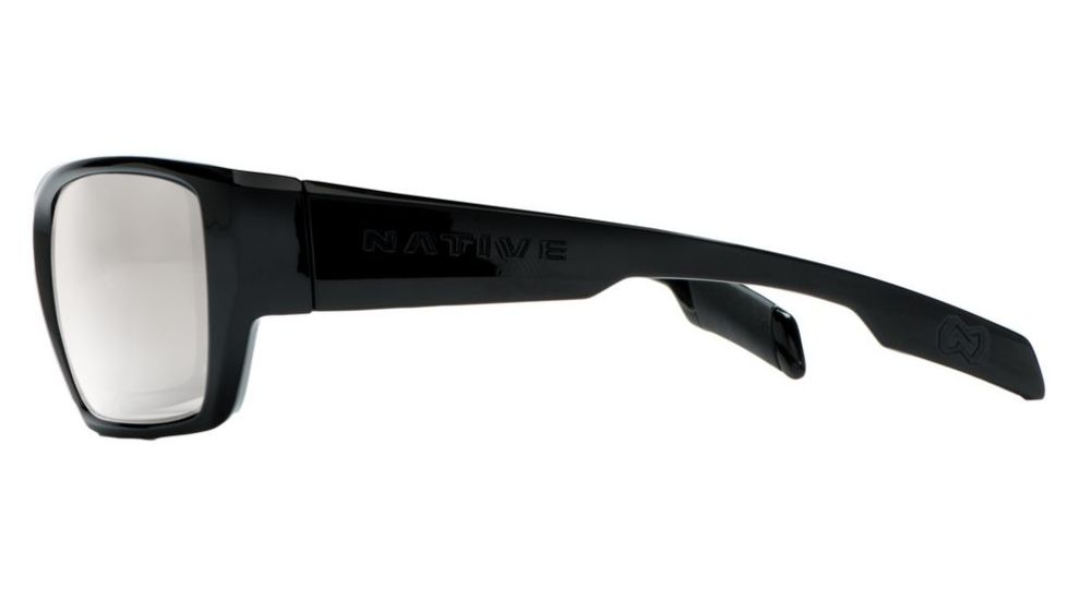 Native Eyewear Ward Sunglasses,Iron Frame,Silver Reflex Lens,Polarized,173 300 528