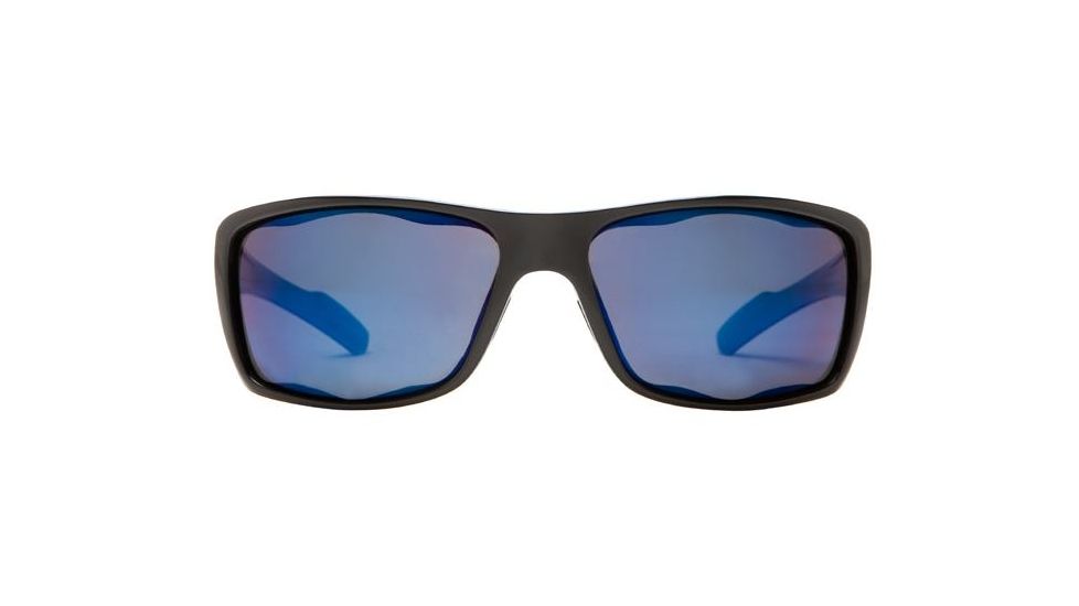 Native Eyewear Wazee Sunglasses, Iron Frame, Blue Reflex Gray Lens, Polarized, 135 300 519