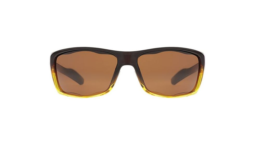 Native Eyewear Wazee Sunglasses, Stout Fade/Iron Temple Frame, Brown Lens, Polarized, 135 383 515