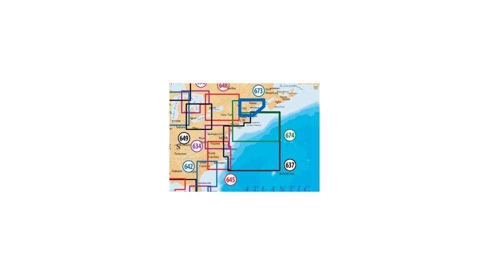 Navionics Platinum Plus Maine Marine Map MSD673P