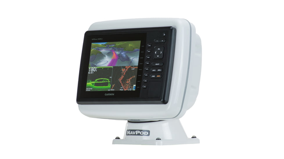 NavPod PowerPod Pre-Cut f/Garmin 820 / 820XS / 840 / 840XS / 6008 / 6208 PP4800-12 57536