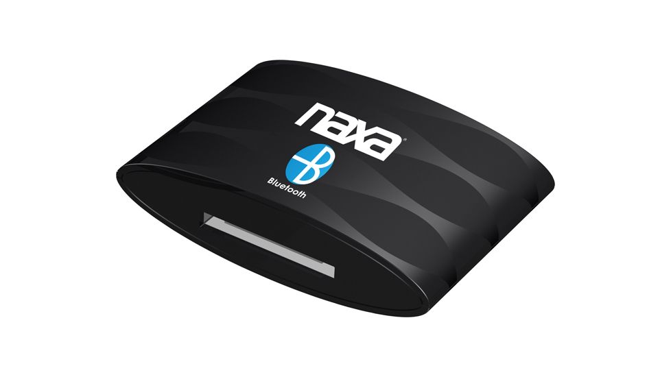 Naxa Bluetooth Wireless Receiver Adaptor 30 Pin Connector, Black NAB4000