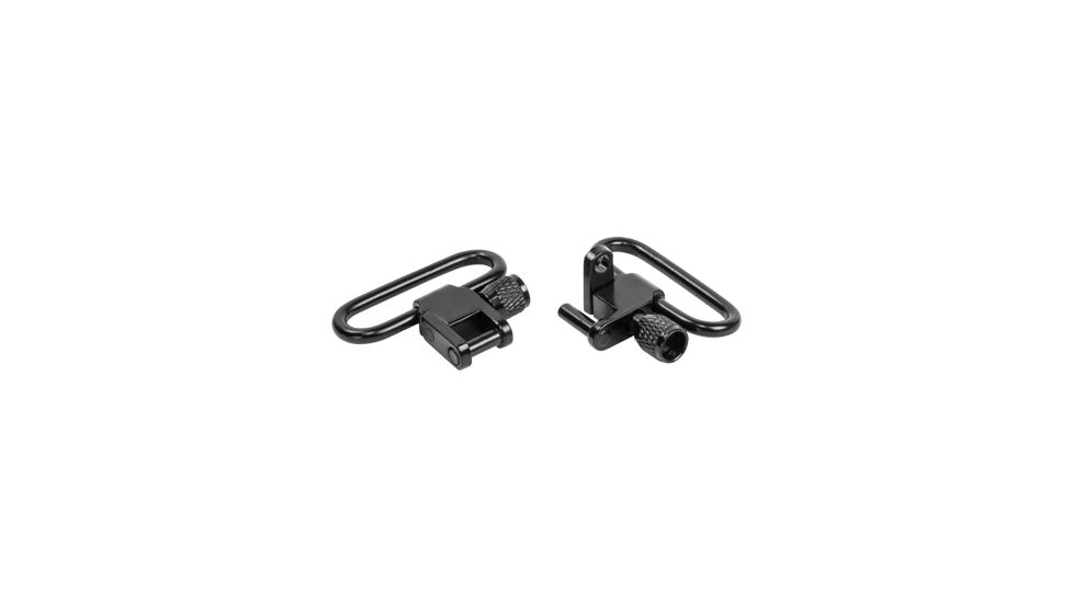 NCSTAR 1in Lockable Sling Swivels, Black AASW1B