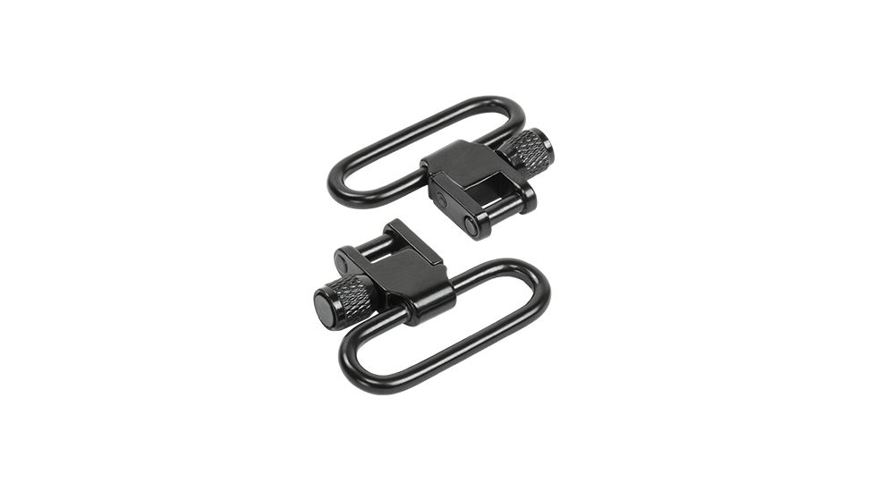 NCSTAR 1in Lockable Sling Swivels, Black AASW1B