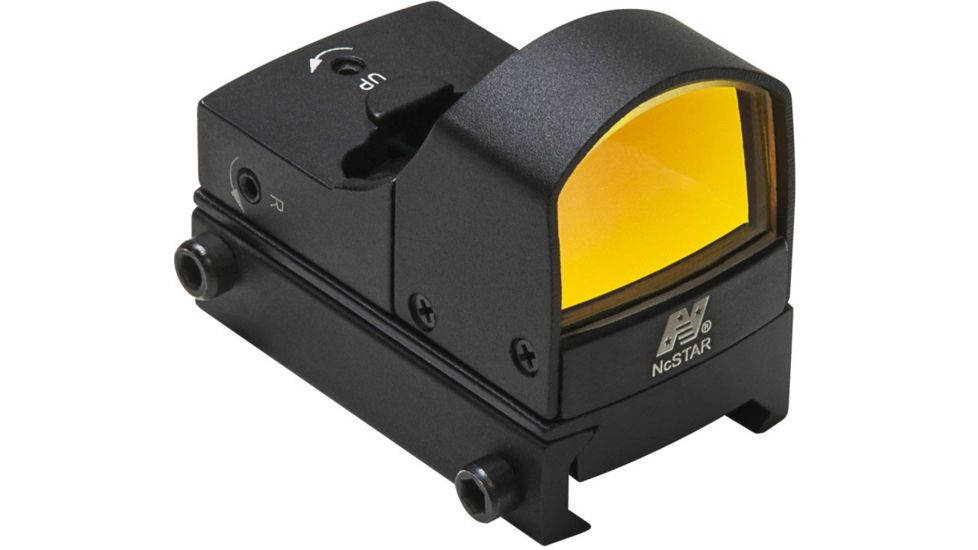 NcSTAR 1x25 Tactical Red Dot Sight w/ On/Off Switch, Ruby Lens, Matte Black DDAB