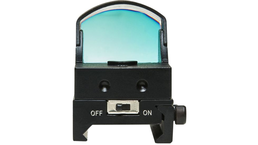 NcSTAR 1x25 Tactical Red Dot Sight w/ On/Off Switch, Ruby Lens, Matte Black DDAB
