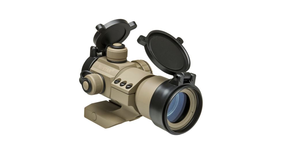 NcStar 35mm Tri-Color Dot Tube Reflex Optic, Tan Body, Red/Green/Blue 194622