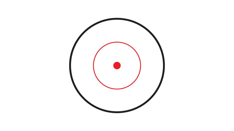 NcStar 4-Reticle Reflex Black Sight w/ QR Mount, Red-Colored Reticle Set 194621