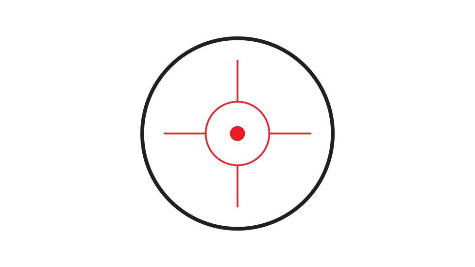 NcStar 4-Reticle Reflex Black Sight w/ QR Mount, Red-Colored Reticle Set 194621