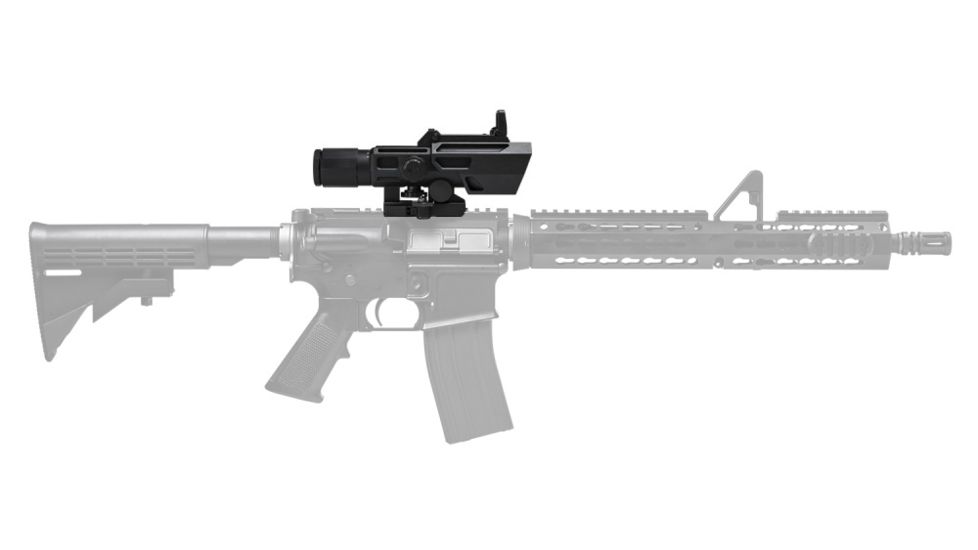 NcSTAR Advance Dual Optic ADO 3X-9X Rifle Scope w/ Flip Up Red Dot Optic,Black VADOBP3942G