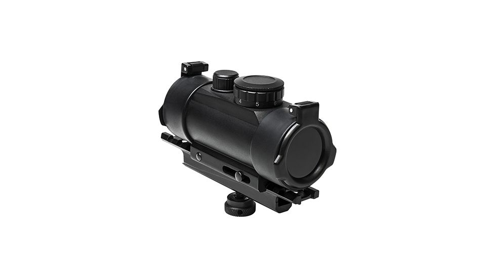 NcSTAR AR Combo/Carry Handle Adapter/Red Reflex Sight w/ Integrated Weaver Mount, Black KARHDBB130-A