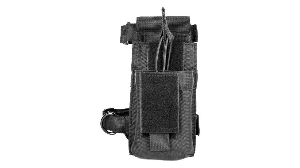 VISM AR Single Magazine Pouch w/ Stock Adapter, AR-15, Black CVAR1PS2926B