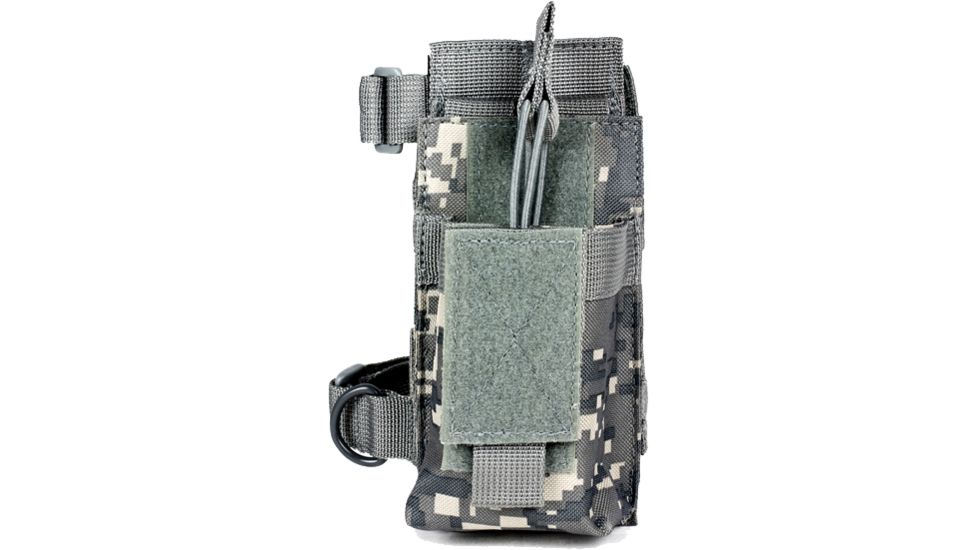 VISM AR Single Magazine Pouch w/ Stock Adapter, AR-15, Digital Camo CVAR1PS2926D