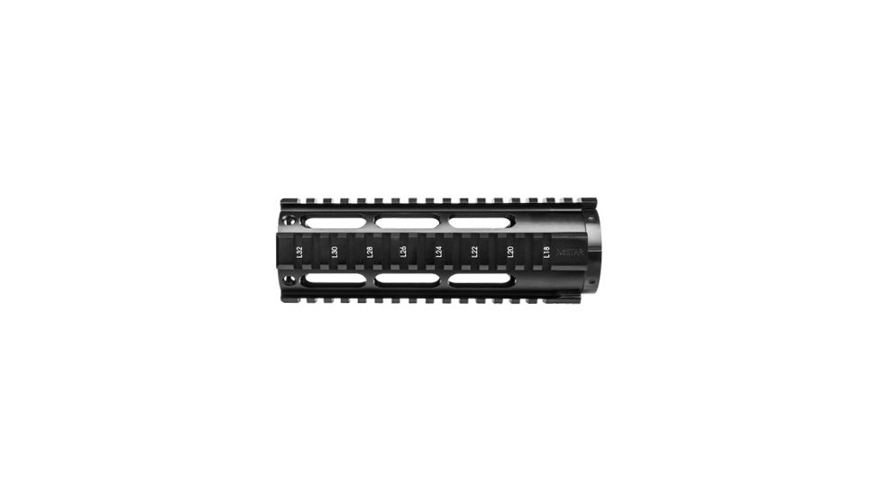 NcSTAR AR15 Free Float Carbine Length Quad Rail Handguard, BLACK MARFF4RS