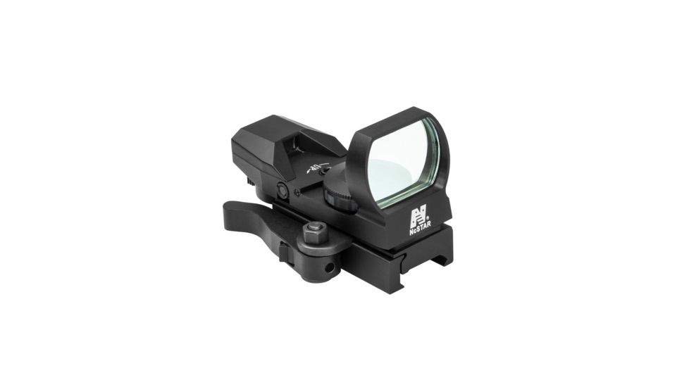 NcStar Blue Four Reticle Reflex w/ QR Mount, Black, 4 Reticles 196629