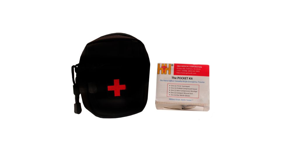 NcSTAR Compact Trauma Kit 1, Black, C1RTK1B-A