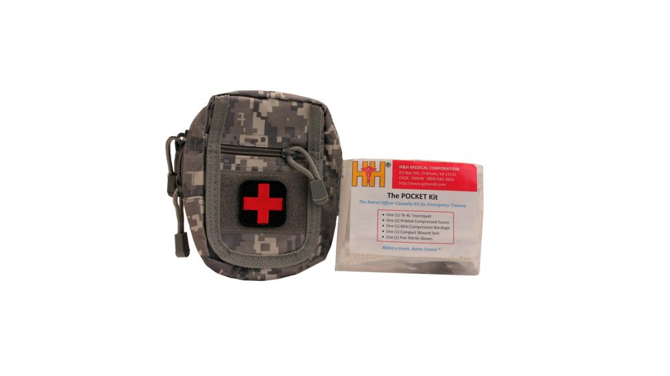 NcSTAR Compact Trauma Kit 1, Digital Camo, C1RTK1D-A