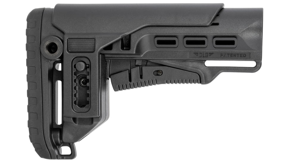 VISM DLG-087-052 Tactical PCP52 Mil-Spec Stock Black Synthetic Collapsible Wit