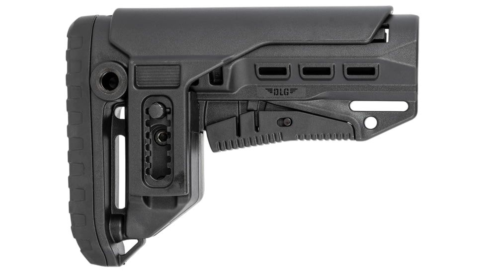 VISM DLG-130-052 Compact PCP52 Mil-Spec Stock Black Synthetic Collapsible With