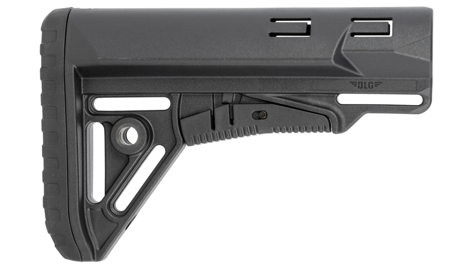 VISM DLG-131 Sharp Commercial Stock Black Polymer Adjustable Stock With Metal