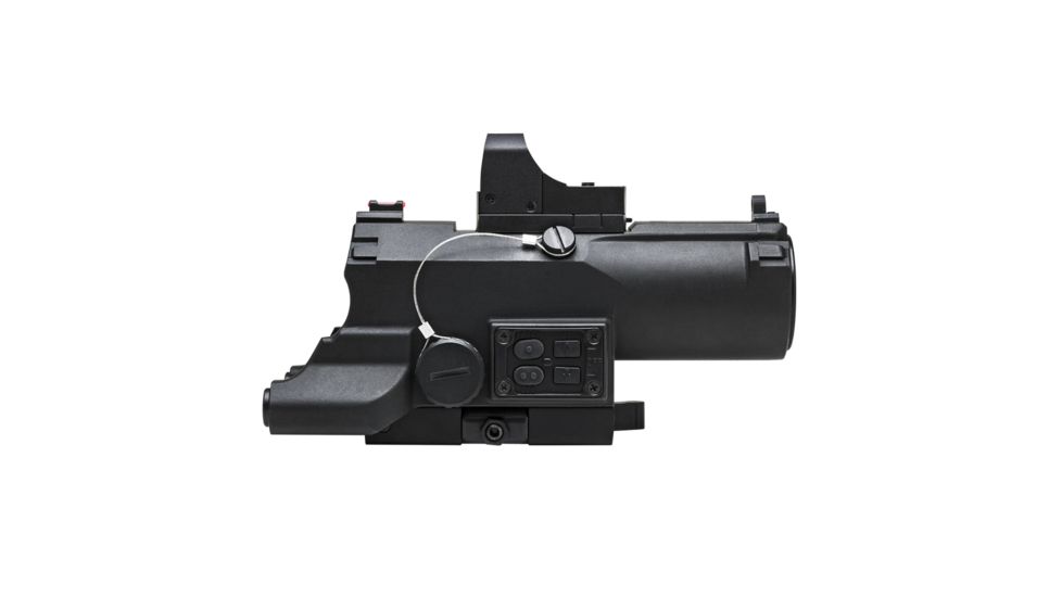 NcSTAR Eco 4X34 Prismatic Scope w/Ddab/Urban Tactical Ret/Blue Illumination/Green Laser w/White/Red Nav Lights, Black, VECO434QRBR-A