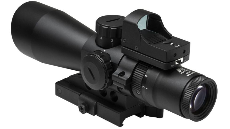 NcStar Gen-2 3-9x42 Ultimate Sighting System, P4 Sniper w/ Micro Red Dot 196605