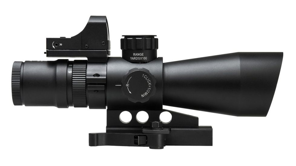 NcStar Gen-2 3-9x42 Ultimate Sighting System, P4 Sniper w/ Micro Red Dot 196605