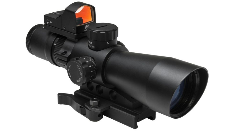 NcStar Gen-2 3-9x42 Ultimate Sighting System, P4 Sniper w/ Micro Red Dot 196605