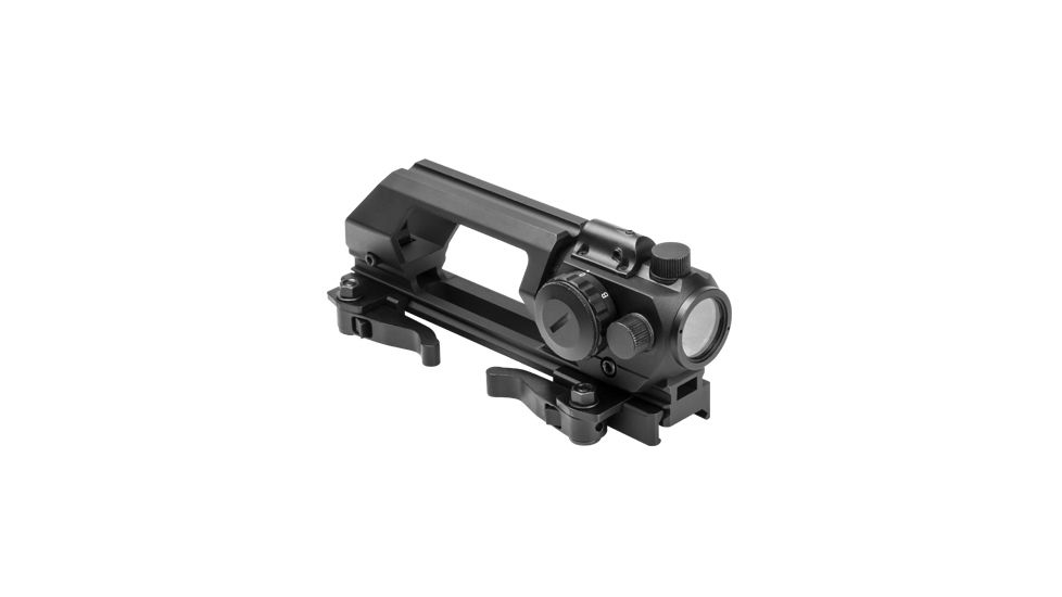 NcSTAR Gen II Carry Handle/Micro Dot Combo w/ Green Dot/Red Laser Sight, Black VMDCHVDGRLB-A