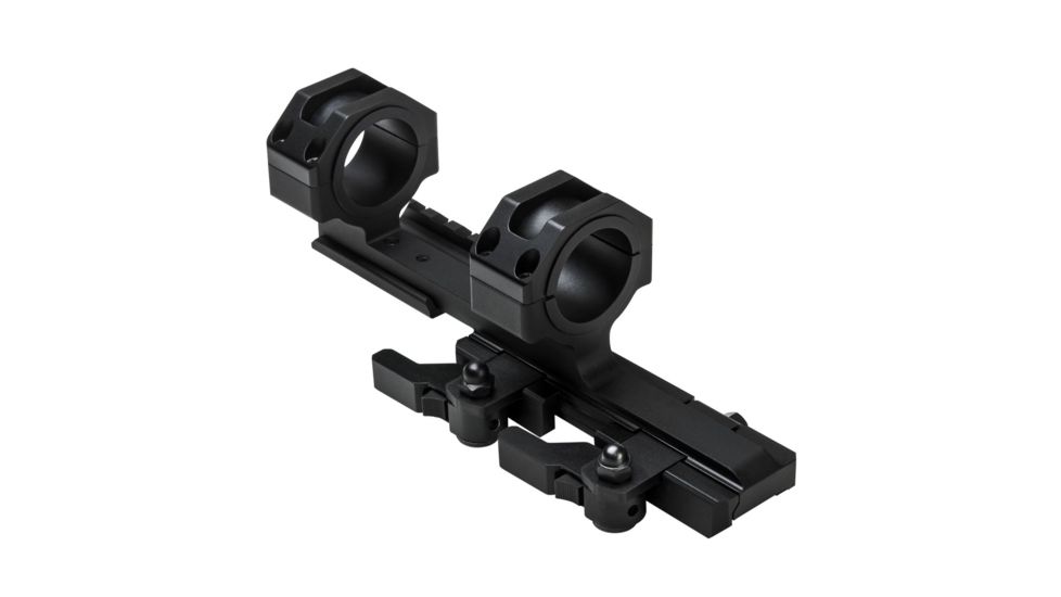 NcSTAR GEN II SPR 30mm Cantilever QR Scope Mount w/ 1in Inserts, Black, VMSPRBV2