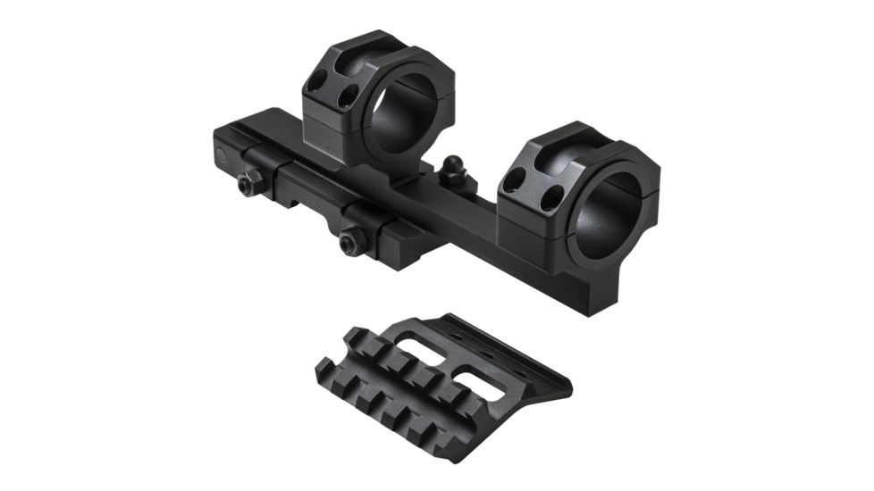 NcSTAR GEN II SPR 30mm Cantilever QR Scope Mount w/ 1in Inserts, Black, VMSPRBV2