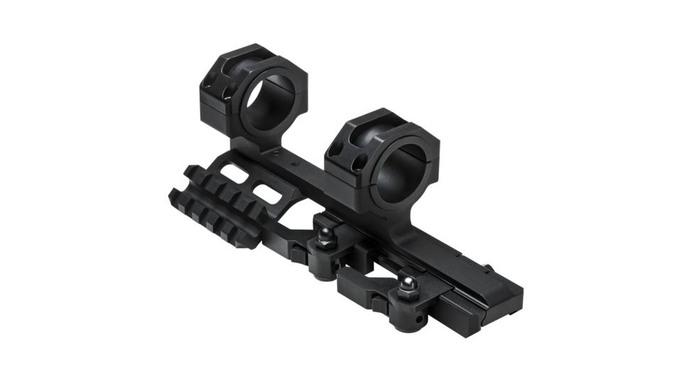 NcSTAR GEN II SPR 30mm Cantilever QR Scope Mount w/ 1in Inserts, Black, VMSPRBV2