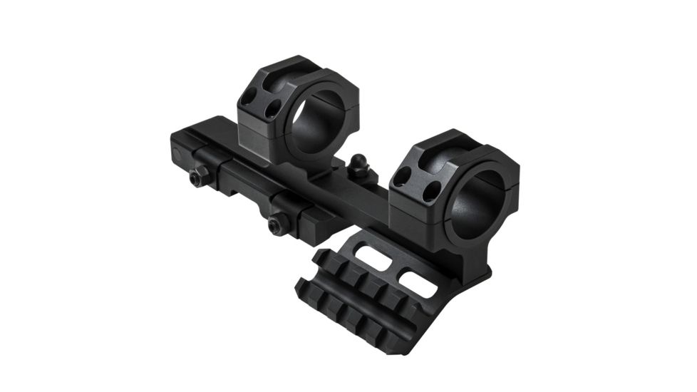 NcSTAR GEN II SPR 30mm Cantilever QR Scope Mount w/ 1in Inserts, Black, VMSPRBV2
