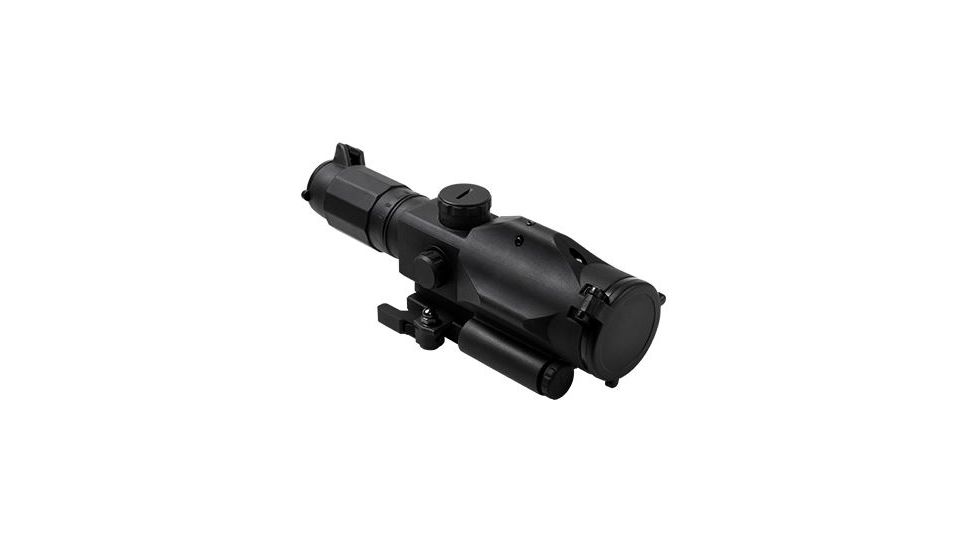NcSTAR GEN3 SRT 3-9x Rubber Armored P4 Sniper Rifle Scope w/ Green Laser, Black, VSRTP3940GV3