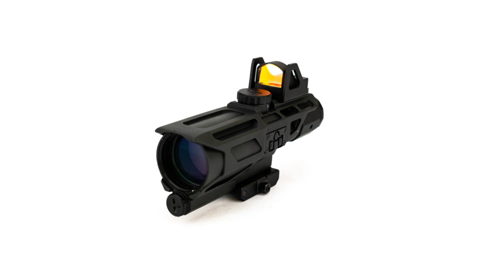 NcSTAR GEN3 Ultimate Sighting System USS 3-9X40mm Mil-Dot Rifle Scope w/ Red Micro Dot Optic, Black VSTM3940GDV3