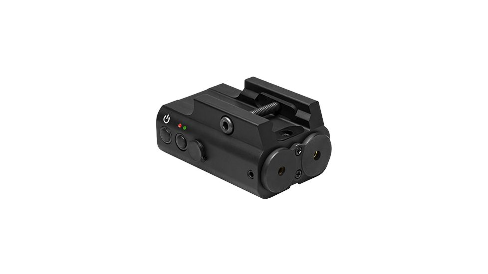 NCSTAR Green and Red Laser Sight with Rail Mount, Black, APXLRGB
