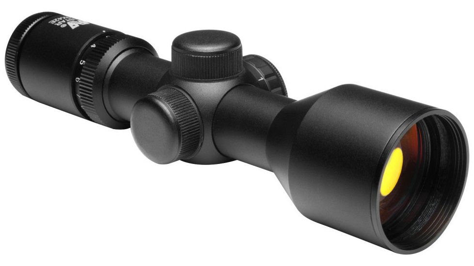 NcSTAR Illuminated Compact Rifle Scope - 3-9x42E Ill. Scope / Ruby SEC3942R Rifle Scope