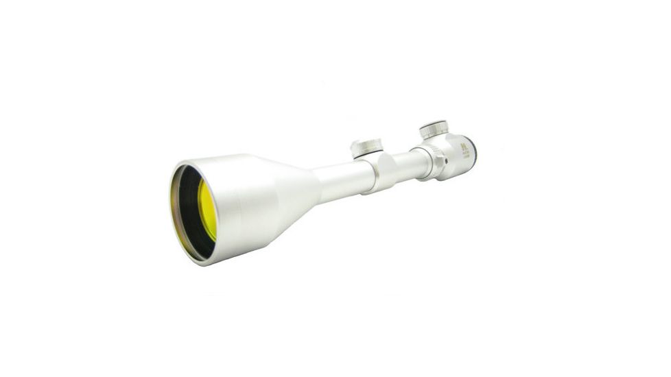 NcSTAR Illuminated Rifle Scope - 3-9x50E Silver Scope / Ruby / Ring SEFS3950R Rifle Scope