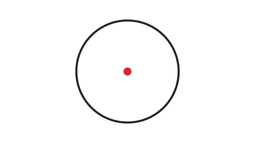 NcSTAR KeyMod Quick Release 4 Reticle Reflex Optic, Red ILL, Black, VD4BKM