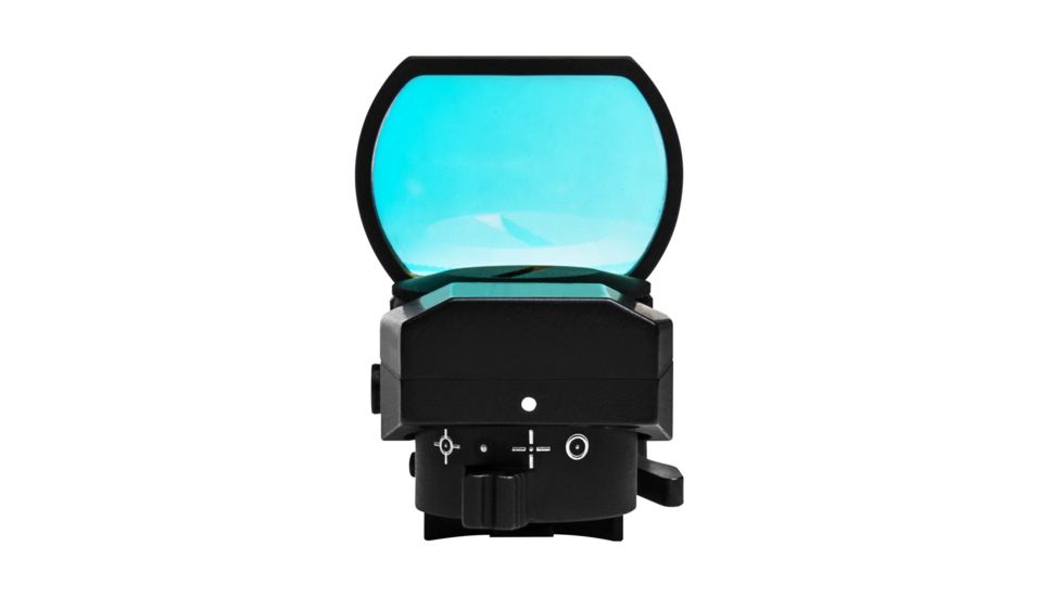 NcSTAR KeyMod Quick Release 4 Reticle Reflex Optic, Red ILL, Black VD4BKM