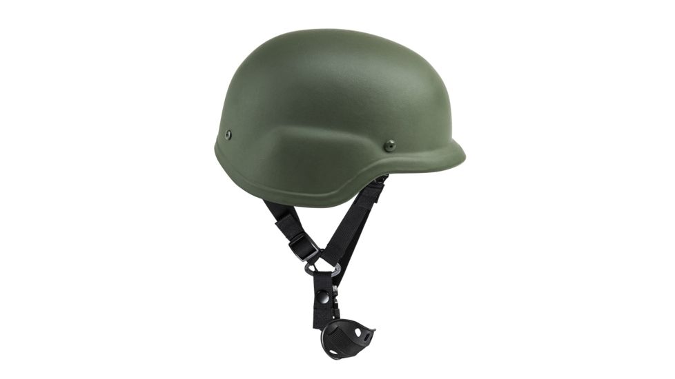 NcSTAR Level IIIA Ballistic Helmet w/Carry Case, Green, Extra Large, BPHXLG