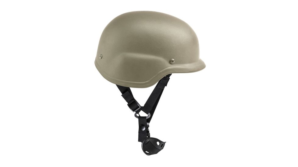 NcSTAR Level IIIA Ballistic Helmet w/Carry Case, Tan, Large, BPHLT