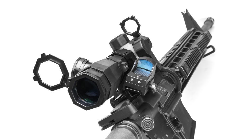NcSTAR Octagon Scope Series-1.1-4x20 Mil-Dot Scope, Total Target Engagement Tactical Rifle Kit
