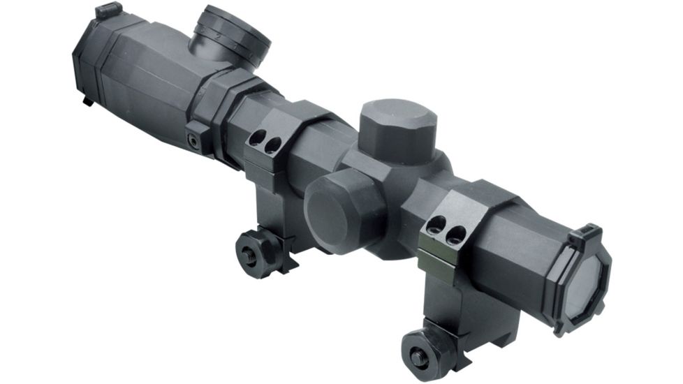 NcSTAR Octagon Scope Series-1.1-4x20 Scope, Black, 1.1-4X20 SOCTP11420G