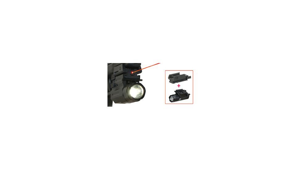 NcStar Pistol Mount Laser and LED Flashlight Kit ATPFLS