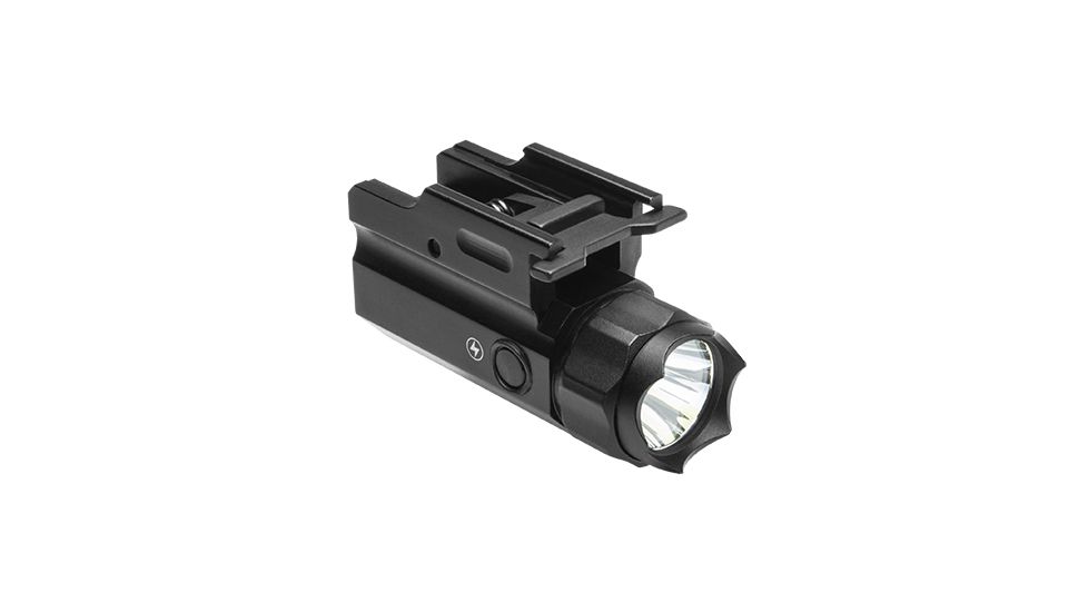 NcSTAR Pistol/Rifle 3W CREE LED QR Strobe Flashlight, 150 Lumens, Black, AQPTF3