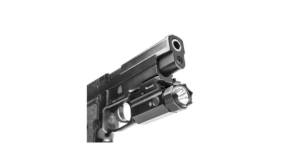 NcSTAR Pistol/Rifle 3W CREE LED QR Strobe Flashlight, 150 Lumens, Black, AQPTF3